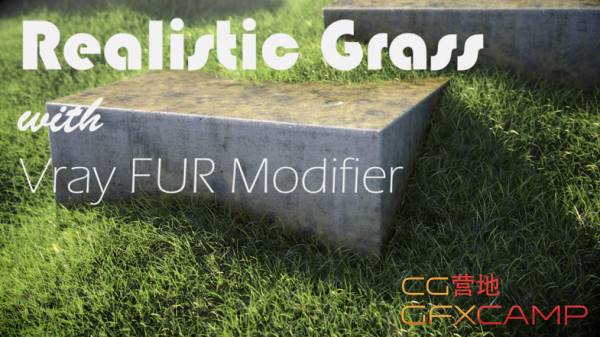 Create Grass with Vray Fur Modifier