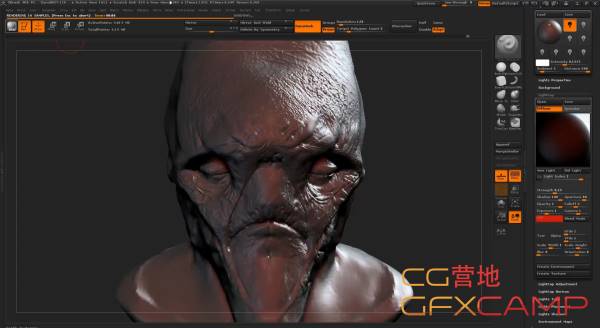 Gumroad - Anthony Jones - Zbrush Basics - UI Hotkeys Projects and Sculpting