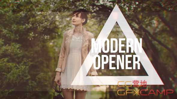 Modern Fashion Opener Fast Glitch Slideshow